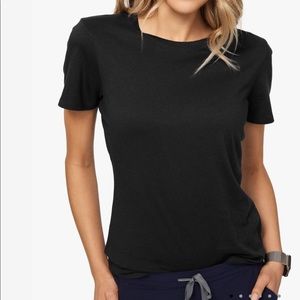 Figs Supersoft Crewneck Underscrub - Black